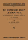 Buchcover Die Grundgleichungen der Mechanik