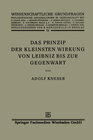 Buchcover Das Prinzip der Kleinsten Wirkung von Leibniz bis zur Gegenwart