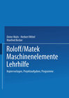 Buchcover Roloff/Matek Maschinenelemente Lehrhilfe