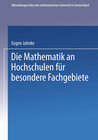 Buchcover Die Mathematik an Hochschulen für Besondere Fachgebiete