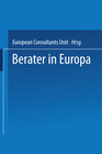Buchcover Berater in Europa