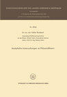 Buchcover Analytische Untersuchungen an Polyamidfasern