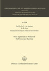 Buchcover Neue Ergebnisse zur Hochdruck-Hochtemperatur-Synthese