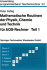 Buchcover Mathematische Routinen der Physik, Chemie und Technik für AOS-Rechner