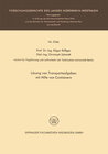 Buchcover Lösung von Transportaufgaben mit Hilfe von Containern