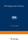 Buchcover Die Hygiene des Wassers