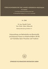 Buchcover Untersuchung von Bettwäsche aus Baumwolle und Polynosic-Fasern im Mischverhältnis 50/50 auf Verhalten beim Waschen und T