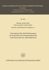 Buchcover Untersuchung über die Drehbewegung von Druckrollern bei Walzenstreckwerken in der Baumwoll- bzw. Zellwollspinnerei