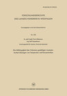 Buchcover Die Abhängigkeit des Volumens gesättigter Acetylen-Aceton-Lösungen von Temperatur und Konzentration