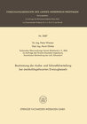 Buchcover Bestimmung der Asche- und Schwefelverteilung bei steinkohlegefeuerten Dreizugkesseln