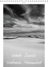 Buchcover White Sands National Monument / CH-Version (Wandkalender 2015 DIN A4 hoch)
