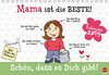 Buchcover Mama ist die Beste! (Tischkalender 2015 DIN A5 quer)