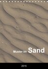 Buchcover Muster im Sand (Tischkalender 2015 DIN A5 hoch)