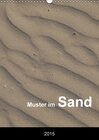 Buchcover Muster im Sand (Wandkalender 2015 DIN A3 hoch)