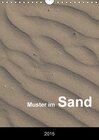 Buchcover Muster im Sand (Wandkalender 2015 DIN A4 hoch)