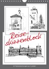 Buchcover Reise-Skizzenblock (Wandkalender 2015 DIN A4 hoch)