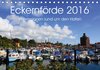 Buchcover Eckernförde 2016 - Impressionen rund um den Hafen (Tischkalender 2016 DIN A5 quer)