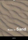 Buchcover Muster im Sand (Wandkalender 2016 DIN A2 hoch)