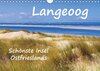 Buchcover Langeoog - Schönste Insel Ostfrieslands (Wandkalender 2016 DIN A4 quer)