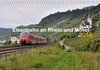 Buchcover Eisenbahn an Rhein und Mosel 2016 (Tischkalender 2016 DIN A5 quer)