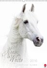 Buchcover Horses in White (Wandkalender 2016 DIN A3 hoch)