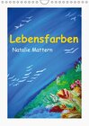 Buchcover Lebensfarben Natalie Mattern (Wandkalender 2016 DIN A4 hoch)