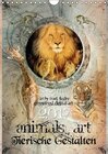 Buchcover animals art - Tierische Gestalten (Wandkalender 2017 DIN A4 hoch)