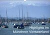 Buchcover Highlights im Münchner Vierseenland (Wandkalender 2017 DIN A3 quer)