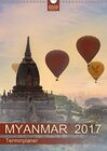 Buchcover MYANMAR 2017 Terminplaner (Wandkalender 2017 DIN A3 hoch)
