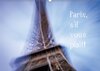 Buchcover Paris, s'il vous plaît! (Wandkalender 2017 DIN A2 quer)