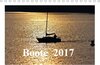 Buchcover Boote  2017 (Tischkalender 2017 DIN A5 quer)