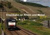 Buchcover Eisenbahn an Rhein und Mosel 2017 (Wandkalender 2017 DIN A4 quer)