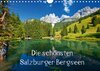 Buchcover Die schönsten Salzburger BergseenAT-Version  (Wandkalender 2017 DIN A4 quer)