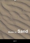 Buchcover Muster im Sand (Wandkalender 2017 DIN A2 hoch)