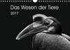 Buchcover Das Wesen der Tiere (Wandkalender 2017 DIN A4 quer)