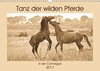 Buchcover Tanz der wilden Pferde in der Camargue (Wandkalender 2017 DIN A3 quer)