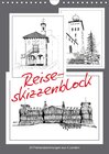 Buchcover Reise-Skizzenblock (Wandkalender 2017 DIN A4 hoch)