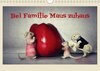 Buchcover Bei Familie Maus zuhaus (Wandkalender 2017 DIN A4 quer)