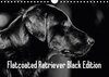 Buchcover Flatcoated Retriever Black Edition (Wandkalender 2017 DIN A4 quer)