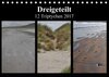 Buchcover Dreigeteilt - 12 Triptychen 2017 (Tischkalender 2017 DIN A5 quer)