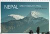 Buchcover NEPAL GREAT HIMALAYA TRAIL - KULTUR ROUTEAT-Version  (Tischkalender 2017 DIN A5 quer)