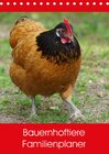 Buchcover Bauernhoftiere Familienplaner (Tischkalender 2017 DIN A5 hoch)