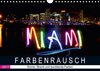 Buchcover Farbenrausch in Miami Beach (Wandkalender 2017 DIN A4 quer)