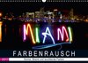 Buchcover Farbenrausch in Miami Beach (Wandkalender 2017 DIN A3 quer)