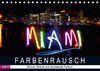Buchcover Farbenrausch in Miami Beach (Tischkalender 2017 DIN A5 quer)