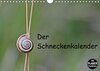 Buchcover Der Schneckenkalender (Wandkalender 2017 DIN A4 quer)