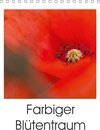 Buchcover Farbiger Blütentraum (Tischkalender 2017 DIN A5 hoch)