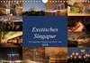 Buchcover Exotisches Singapur - Die wunderschönste Metropole dieser Welt bei Nacht (Wandkalender 2018 DIN A4 quer)