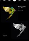 Buchcover Papageien - farbig und schwarz/weiß (Wandkalender 2018 DIN A4 hoch)