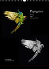Buchcover Papageien - farbig und schwarz/weiß (Wandkalender 2018 DIN A3 hoch)